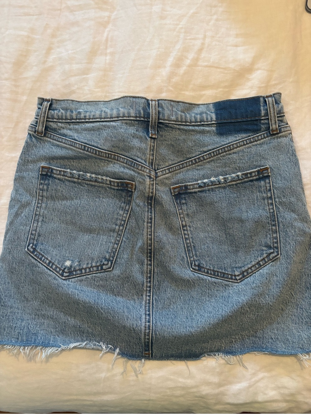 Abercrombie & Fitch A-LineDenim Mini Skirt - Picture 4 of 4